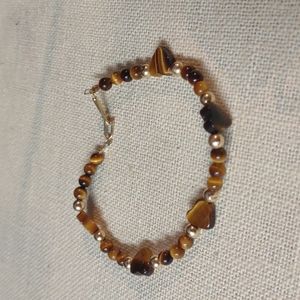 14k Tigers Eye Bracelet